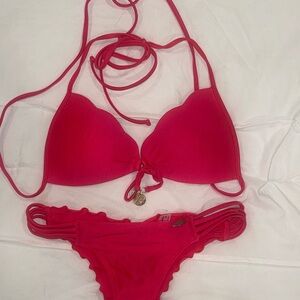 Luli Fama Hot Pink Bikini